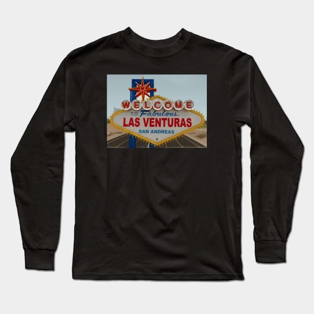 las venturas Long Sleeve T-Shirt by letsholo